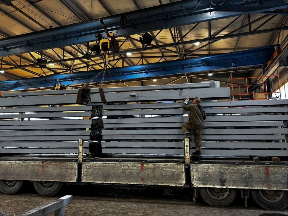 Погрузка готовой продукции на транспорт